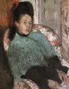 Portrait of Elena Carafa Edgar Degas